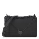 DIOR Matte Calfskin Studded Medium Diorama Ultra Black