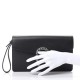 GUCCI Grained Calfskin Dionysus Clutch Wristlet Black