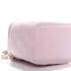 1CHANEL Caviar Quilted Mini Vanity Case With Chain Light Pink