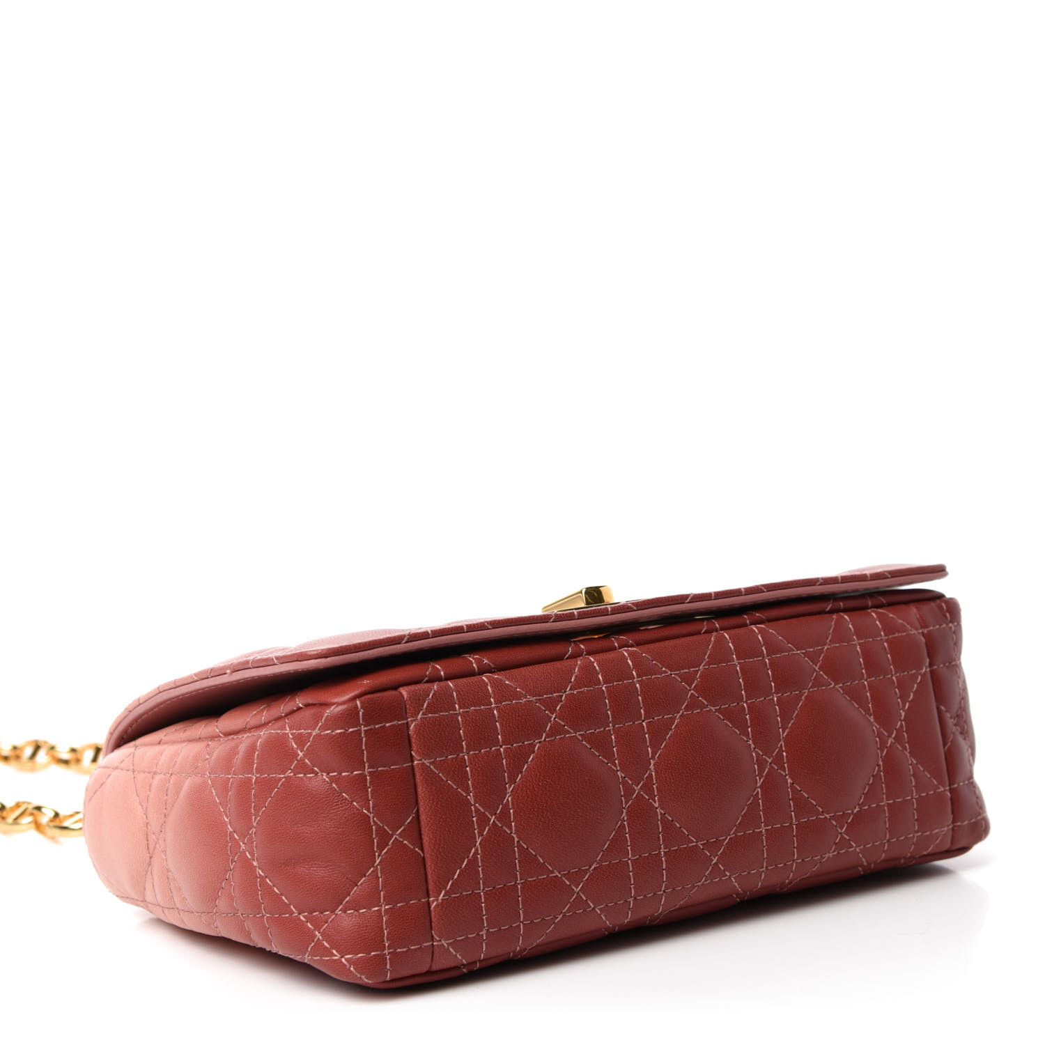 DIOR 1Lambskin Gradient Cannage Montaigne 30 Caro Bag Pink