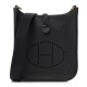 HERMES Taurillon Clemence Evelyne TPM Black