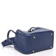 HERMES Taurillon Clemence Mini Lindy 20 Deep Bleu