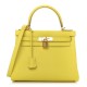 HERMES Evercolor Kelly Retourne Lime