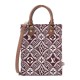 LOUIS VUITTON Jacquard Since 1854 Petit Sac Plat Bordeaux