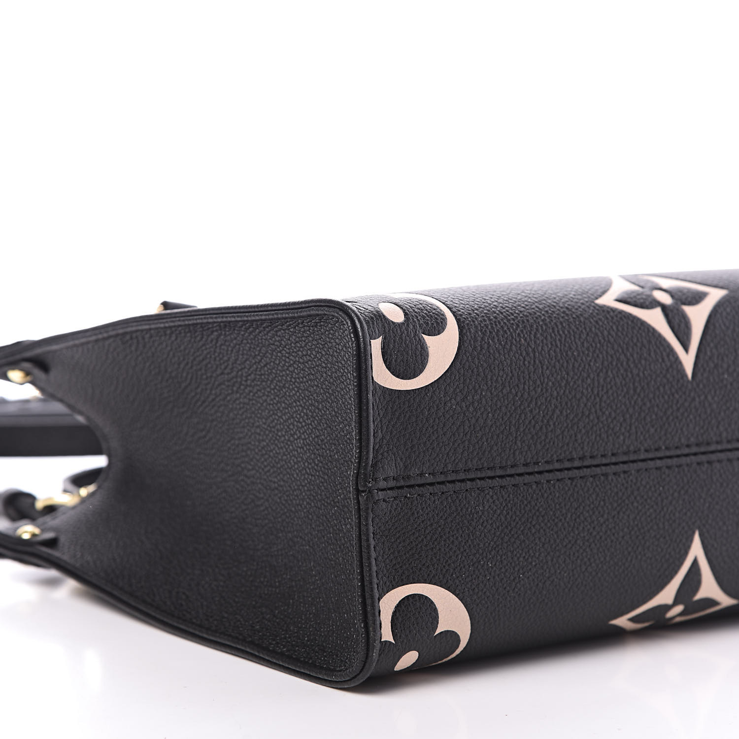 LOUIS VUITTON Empreinte Monogram Giant Onthego PM Black Beige