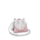 1Louis Vuitton printed calfskin BELLA HANDBAG gradient pink