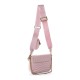 LOUIS VUITTON Calfskin New Wave Multi Pochette Rose Ballerine