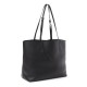 PRADA Vitello Daino Etiquette Shopping Bag Black