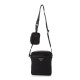 PRADA Tessuto Nylon Saffiano Shoulder Bag Black