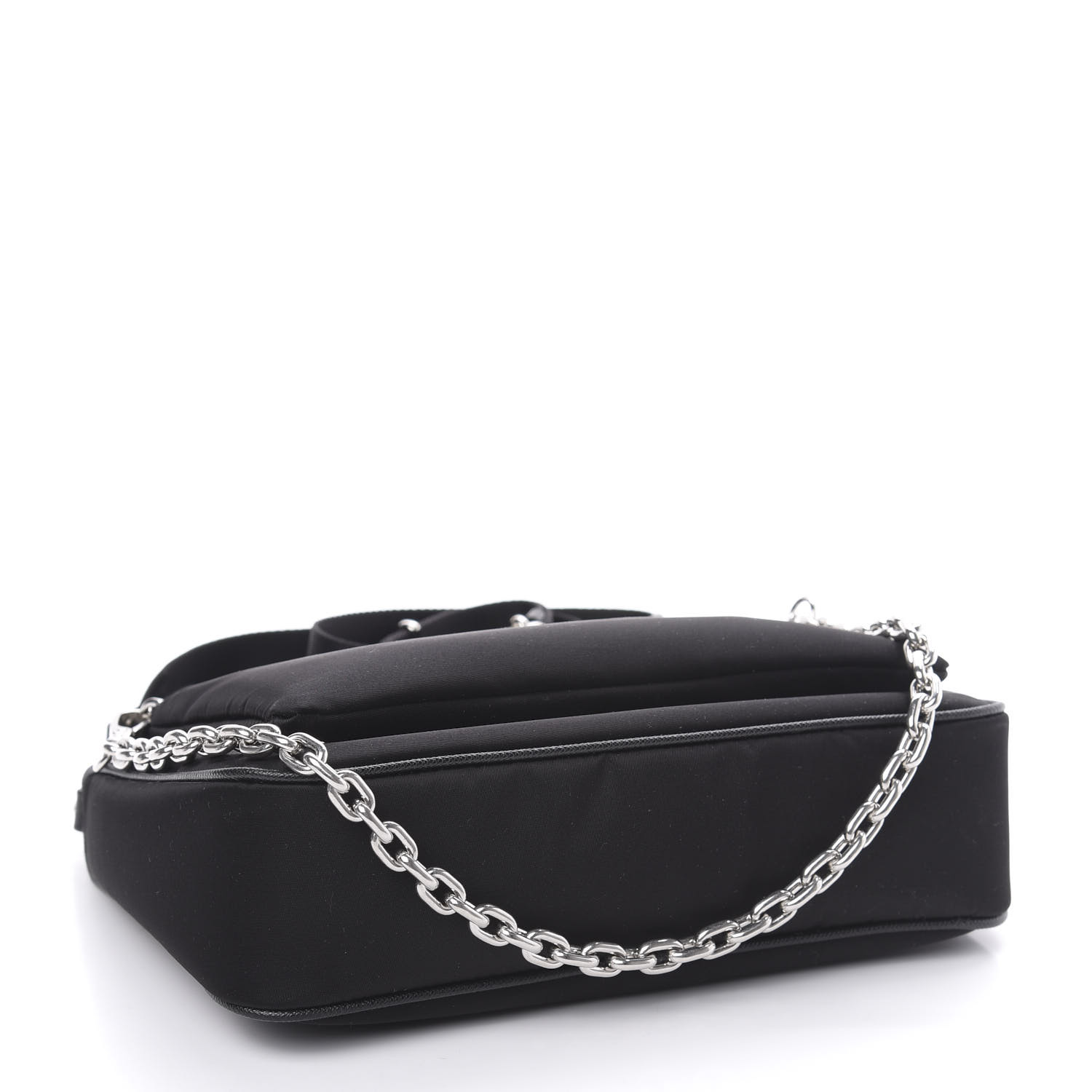 PRADA Nylon Tessuto Shoulder Bag Black