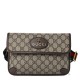 GUCCI GG Supreme Monogram Neo Vintage Web Belt Bag Brown